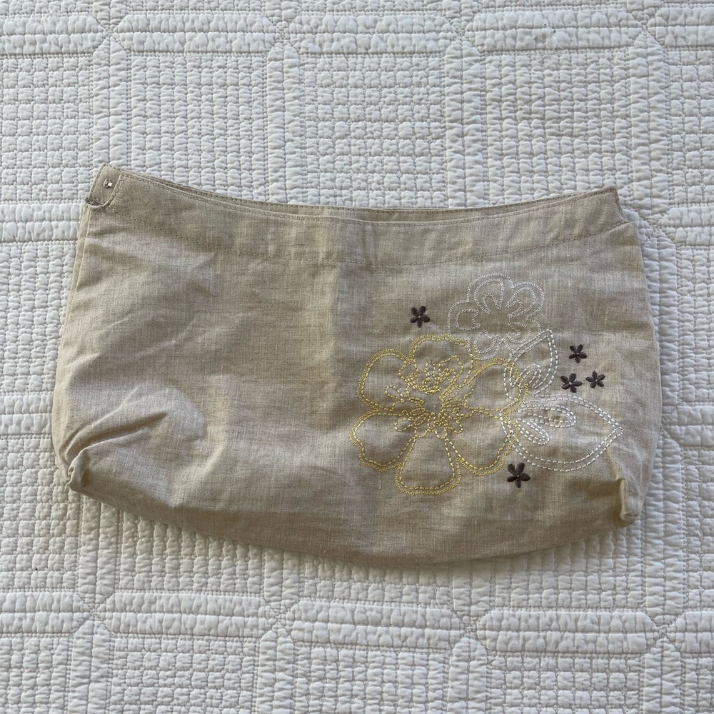 Thirty-one skirt for 31 purse - taupe fitted purse skirt super cute - just skirt